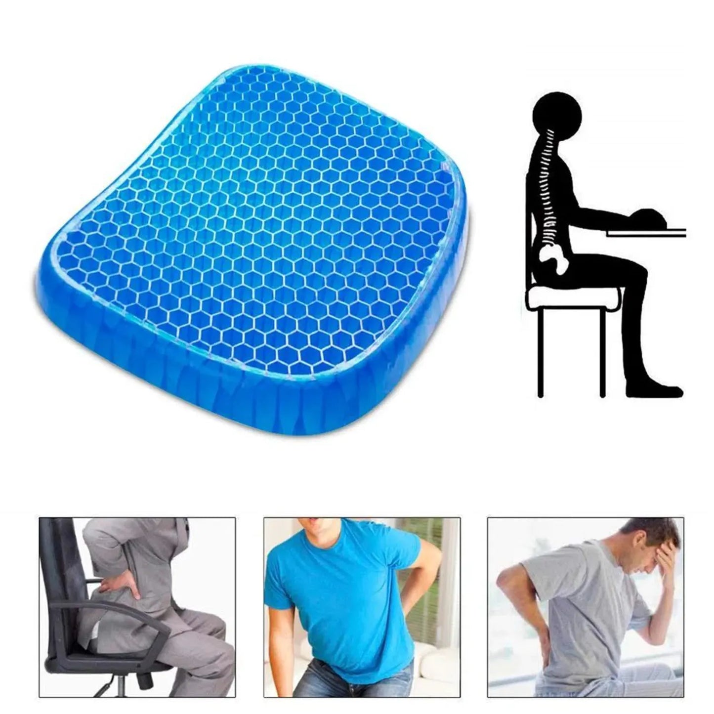 Cojín Ergonómico Silla Trabajo